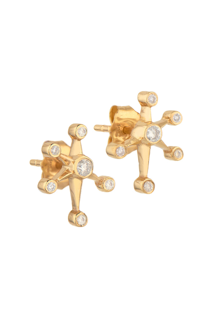 Celine Daoust Star Constellation Earrings