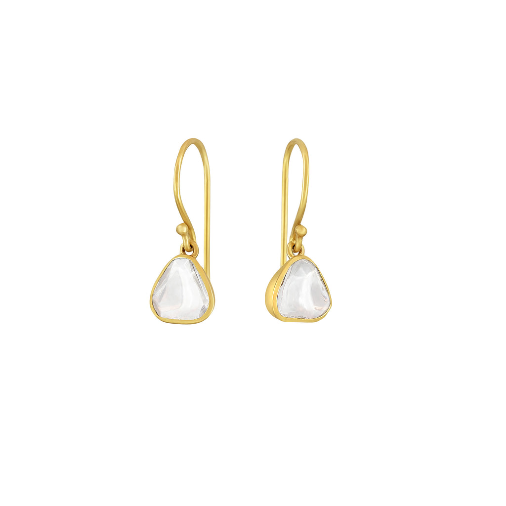 Sophie Theakston Single Polki Drop Earrings
